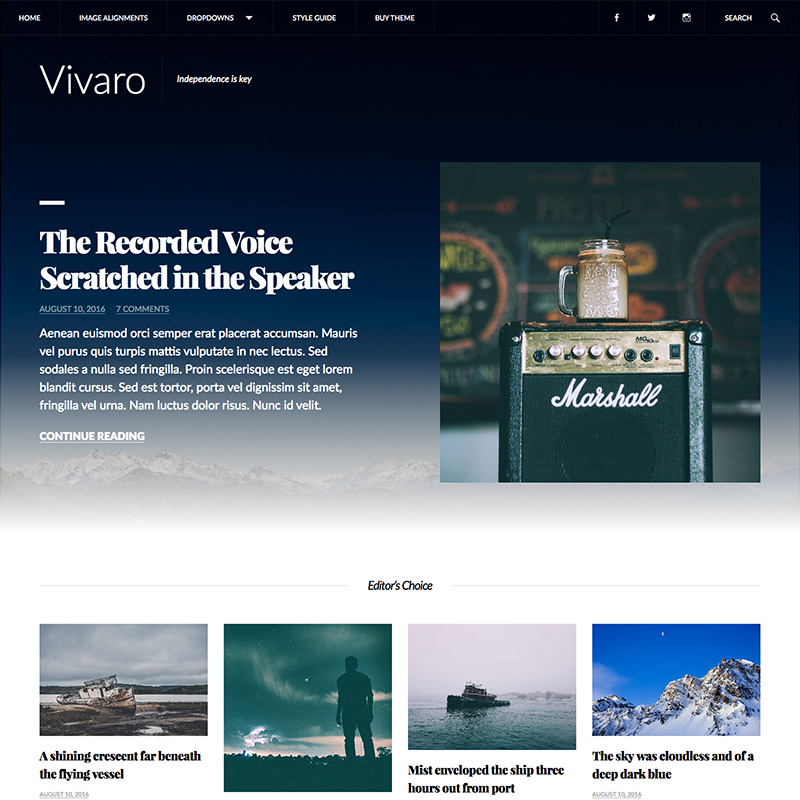 Vivaro desktop screenshot