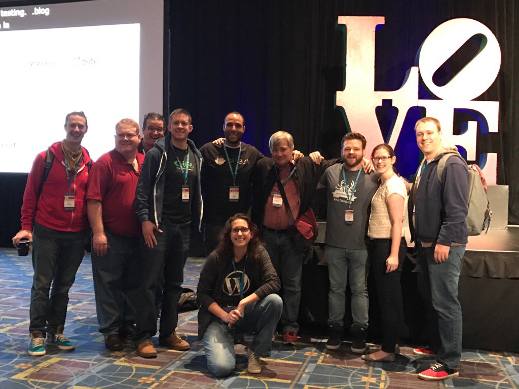The WordPress DC crowd at WordCamp US