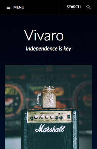 Vivaro mobile screenshot